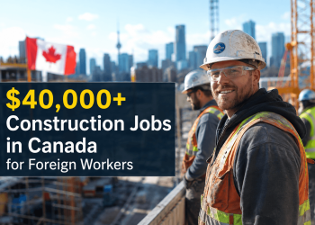 $40,000+ Construction Jobs in Canada for Foreign Workers