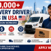 $40,000+ Delivery Driver Jobs in USA for Foreign Workers