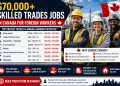 $70,000+ Skilled Trades Jobs in Canada for Foreign Workers