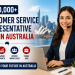 A$60,000+ Customer Service Representative Jobs in Australia for Foreign Workers