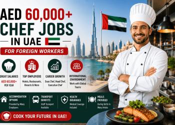 AED 60,000+ Chef Jobs in UAE for Foreign Workers