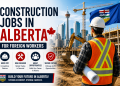 Construction Jobs in Alberta for Foreign Workers: Salaries & Requirements