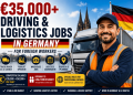 €35,000+ Driving & Logistics Jobs in Germany for Foreign Workers