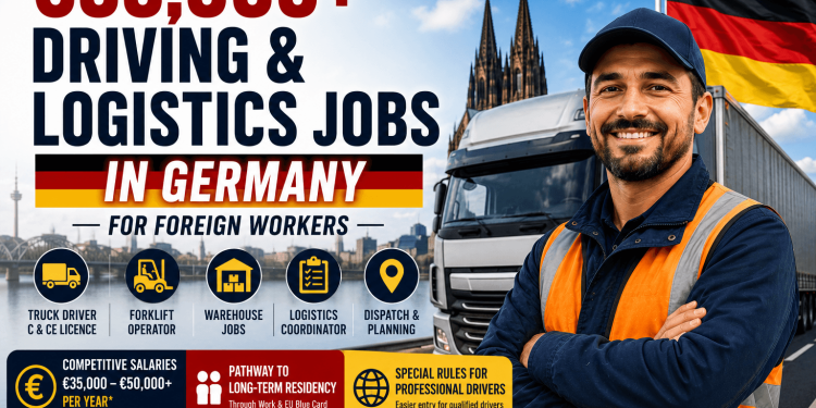 €35,000+ Driving & Logistics Jobs in Germany for Foreign Workers