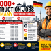 €40,000+ Construction Jobs in Germany for Foreign Workers