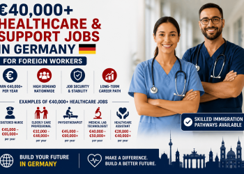 €40,000+ Healthcare & Support Jobs in Germany for Foreign Workers