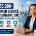 NZ$55,000+ Customer Service Representative Jobs in New Zealand for Foreign Workers
